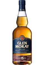Single Malt Scotch Glen Moray 15Yr Single Malt Scotch Whiskey 750ml