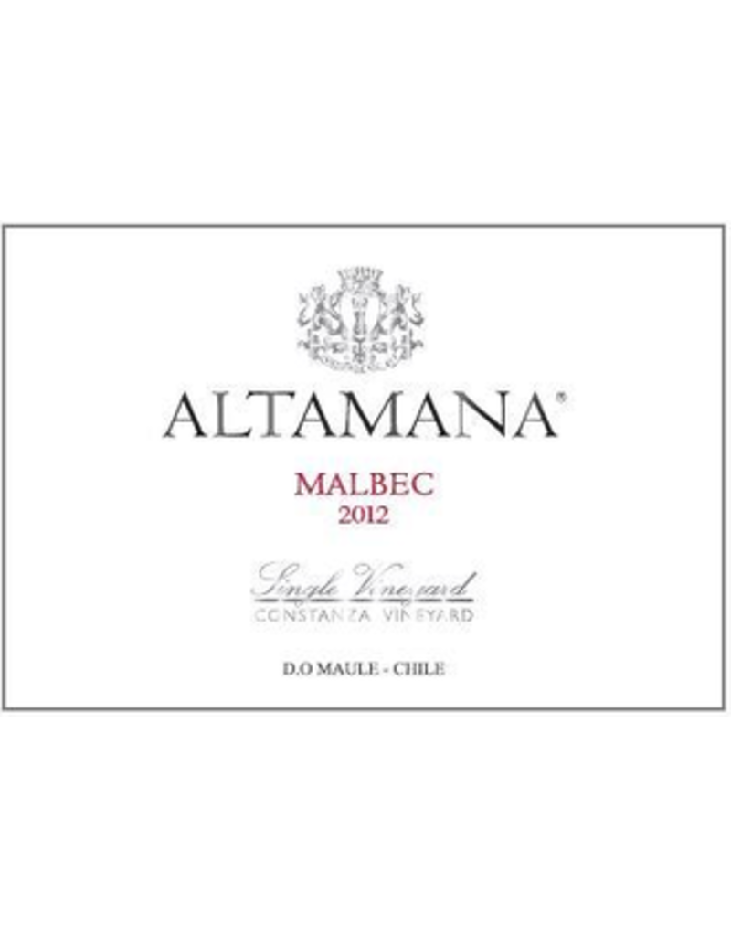 Malbec Altamana Single Vineyard Malbec 2014 750ml