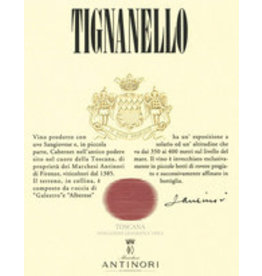 Tuscan Red SALE $199.99 Antinori Tignanello 2022
