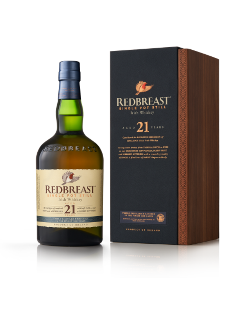 Irish Whiskey SALE $379.99 Redbreast 21 Year Old Single Pot Still Irish Whiskey 750ml