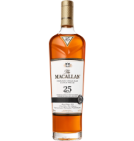 Single Malt Scotch Macallan 25 Year Sherry Cask 750ml