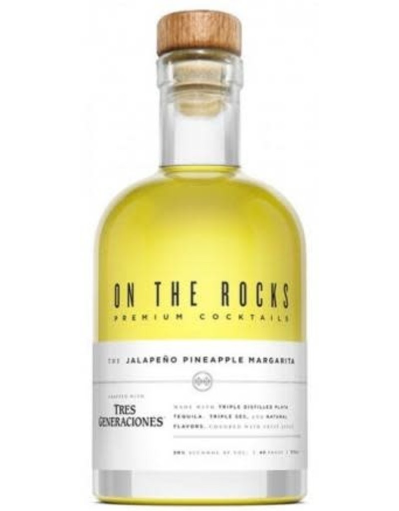 Premade Cocktails On The Rocks Jalapeno Pineapple Margarita 375ml
