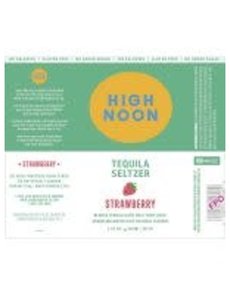 Premade Cocktails High Noon Tequila Strawberry 4 Pack 355ml Cans
