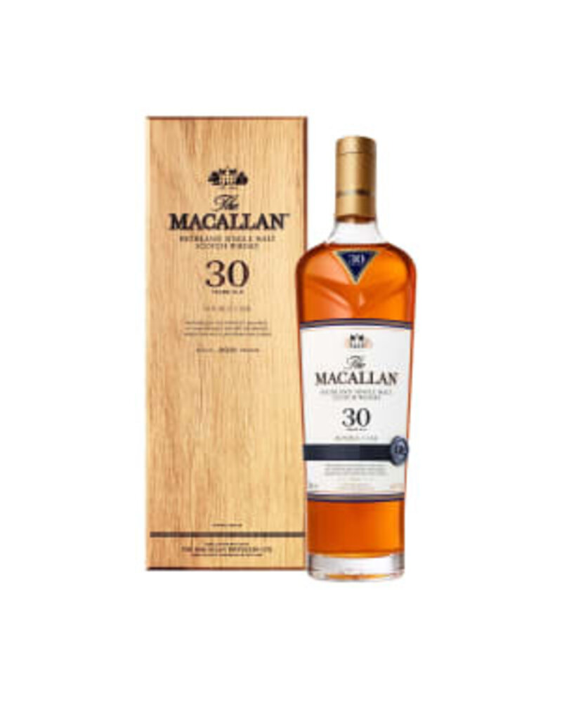 Single Malt Scotch SALE $4499.99 Macallan 30 Year Double Cask 750ml REG$4999.99