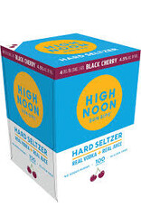 Seltzer High Noon 4 pack Black Cherry  Vodka & Soda Black Cherry  355ml cans