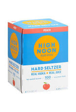 Seltzer High Noon 4 pack Peach Vodka & Soda  355ml cans