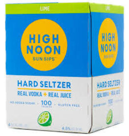 CAN MIXED DRINK High Noon Lime 4 pack Vodka & Soda 355ml cans