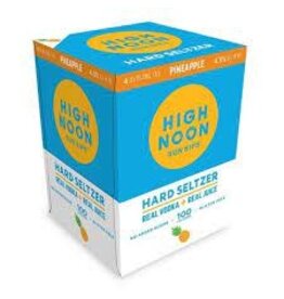 Seltzer High Noon 4 pack Pineapple Vodka & Soda  355ml cans