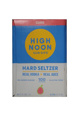 Seltzer High Noon 4 pack Guava Vodka & Soda  355ml cans