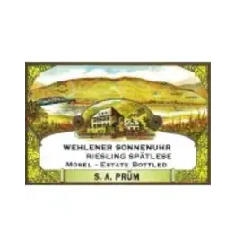 riesling END OF BIN SALE S.A.Prum Wehlen Sonnenuhr Spatlese Riesling 2016 750ml REG $54.99