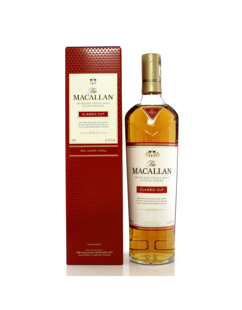 Single Malt Scotch END OF BIN SALE  The Macallan Highland Single Malt Scotch Whisky Classic Cut  2023 REG $199.99