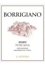 Italian Red Il Borro Borrigiano Toscana 2022 750ml