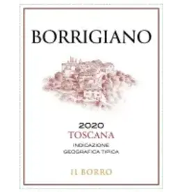 Italian Red Il Borro Borrigiano Toscana 2020 750ml