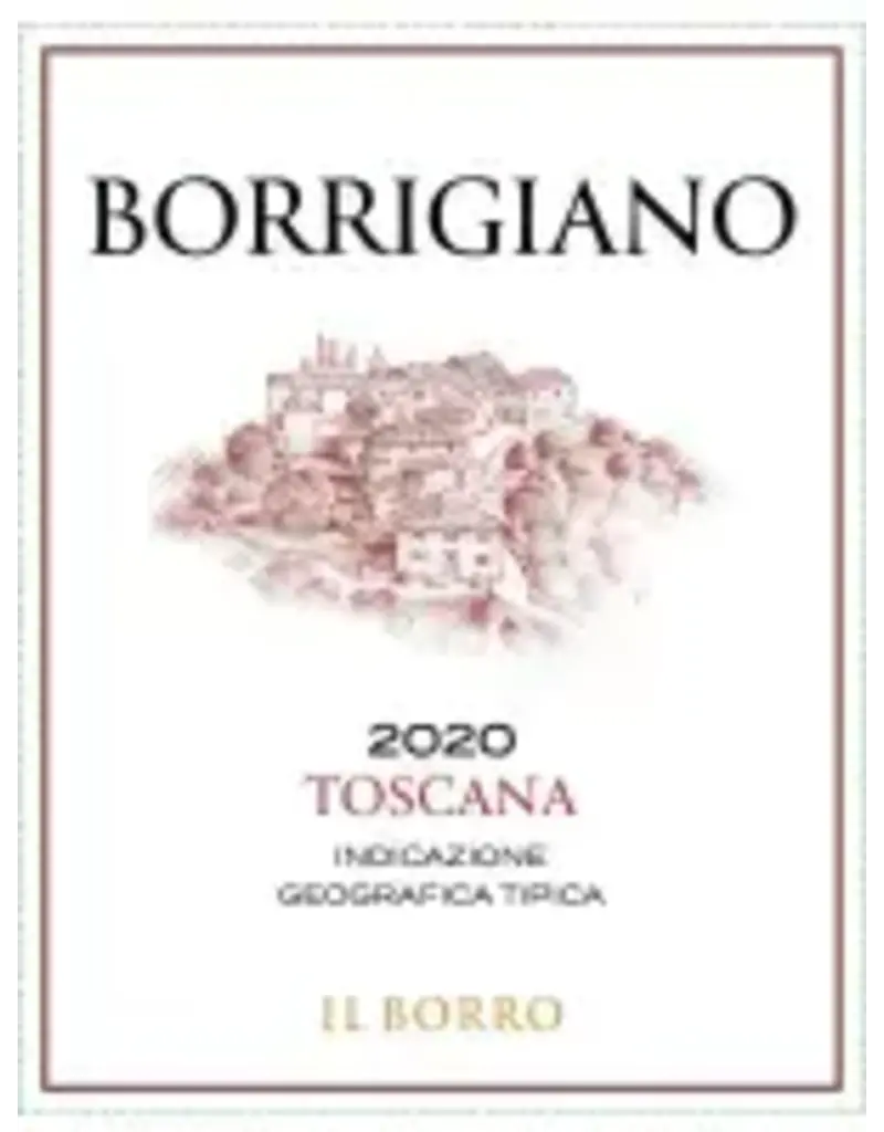 Italian Red Il Borro Borrigiano Toscana 2022 750ml