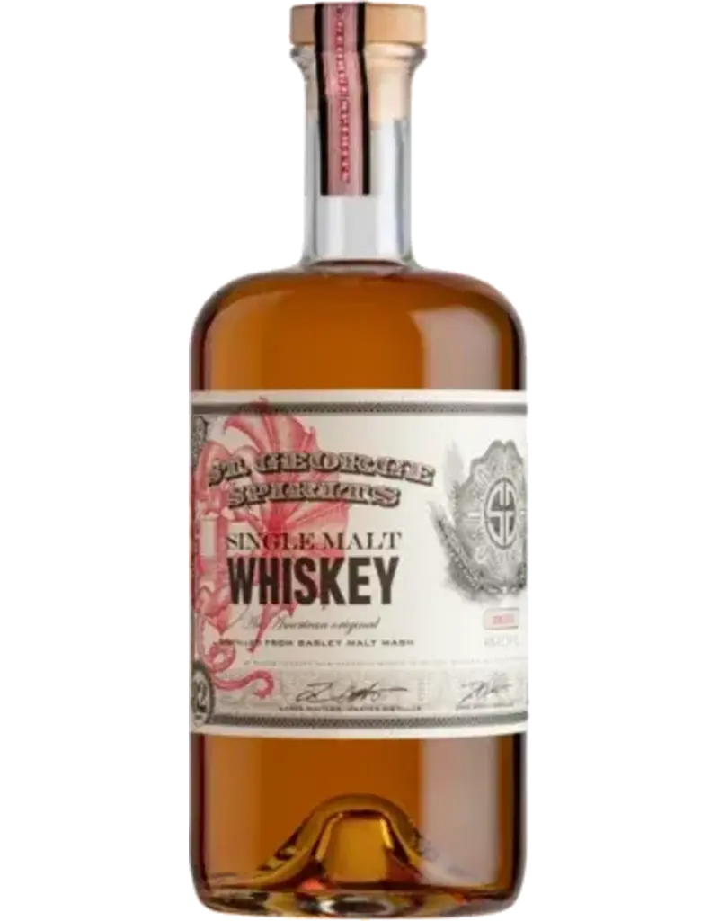 American Rye Whiskey St. George Spirits Single Malt  Whiskey  lot 23 750ml