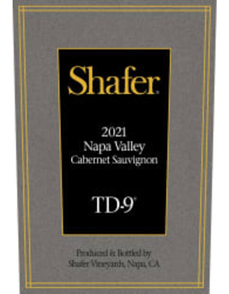 Cabernet Sauvignon Napa valley Shafer TD 9 Red Blend 2019 750ml