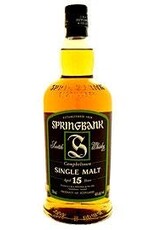 Scotch Springbank 15 Year Old Campbeltown Single Malt Scotch Whisky 750ml