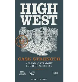 bourbon High West Cask Strength Batch #23B17