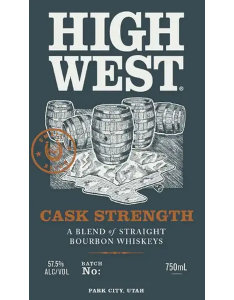 bourbon High West Cask Strength Batch #23B17