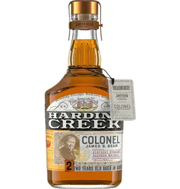 Bourbon Whiskey Hardins Creek Colonel James B. Beam 2 Years Old 750ml