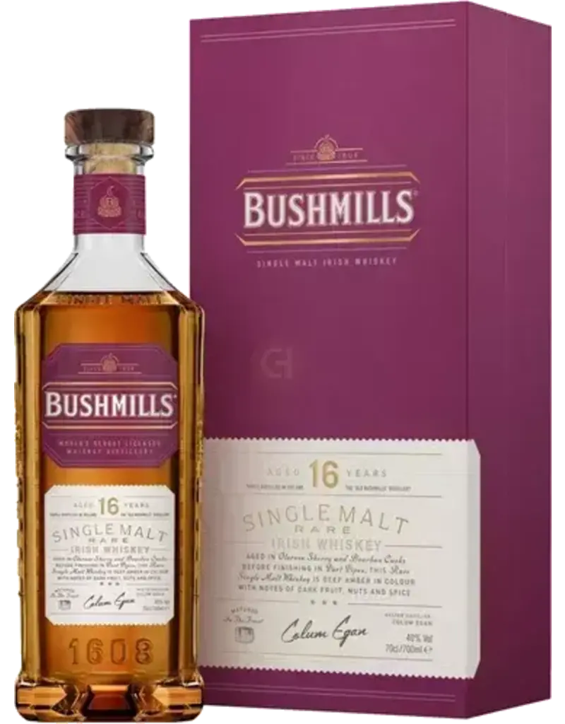 Irish Whiskey Bushmills 16 year Single Malt Irish Whiskey 750ml