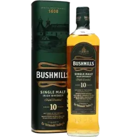 Irish Whiskey Bushmills Single Malt 10 Year Old Irish Whiskey  750ml