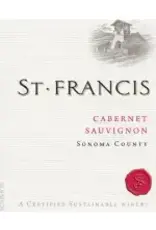 Cabernet Sauvignon SALE $39.99 St. Francis Cabernet Sauvignon  2017 1.5Liters REG $59.99