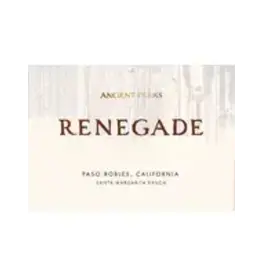Red Blend SALE $18.99 Ancient Peaks Renegade 2020 750ml REG $29.99 *