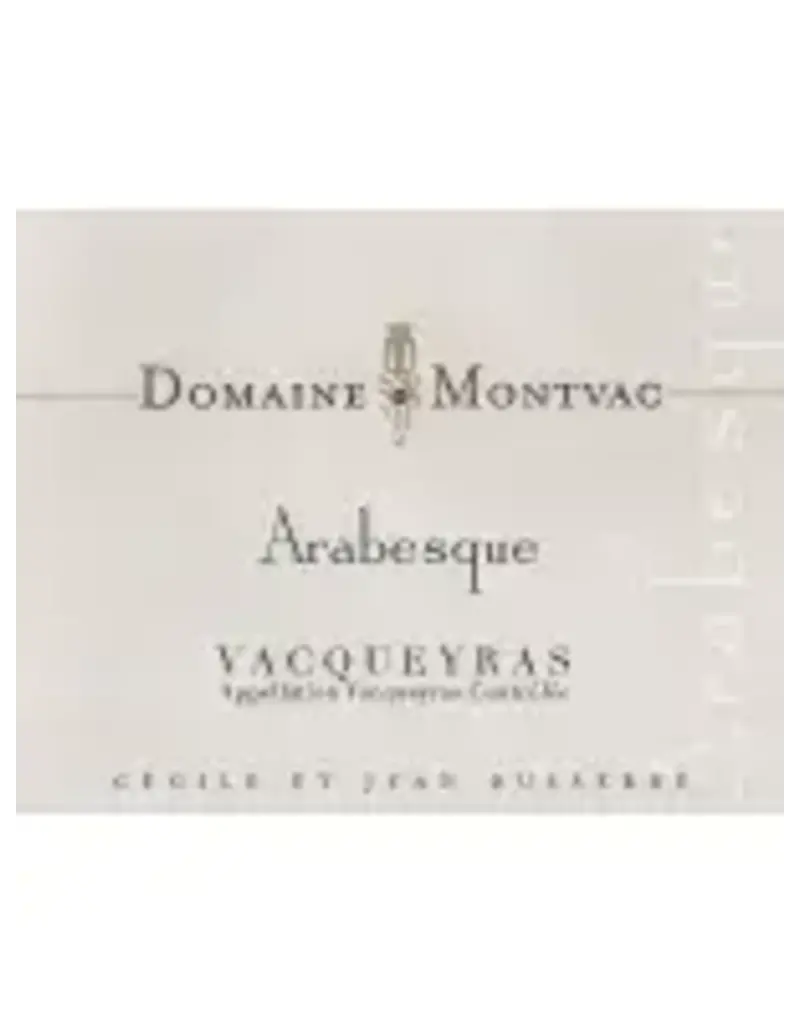 Domaine de Montvac Vacqueyras Arabesque 2021 750ml