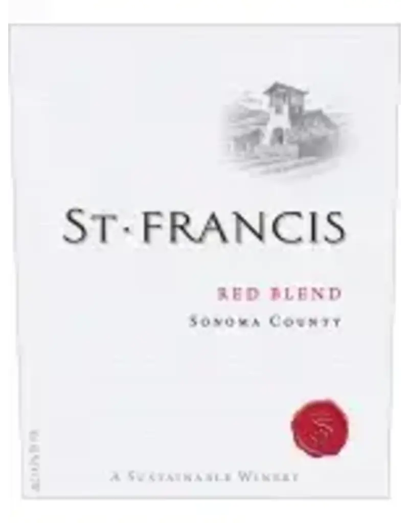 Red Blend END OF BIN SALE  St. Francis Red Blend 2021 750ml REG $24.99