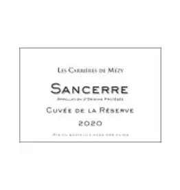 Sancerre Les Carrieres De Mezy Sancerre Cuvee De La Reserve 2024 750ml