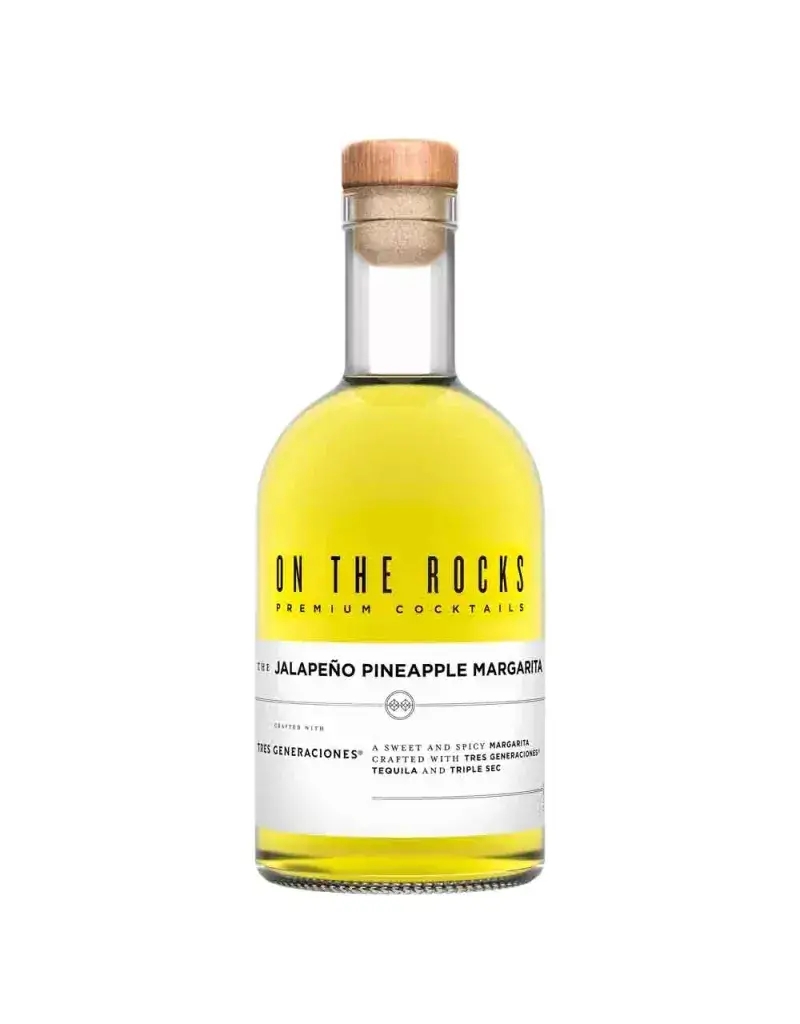 Pre-made Drink On The Rocks Jalapeno Pineapple Margarita 750ml