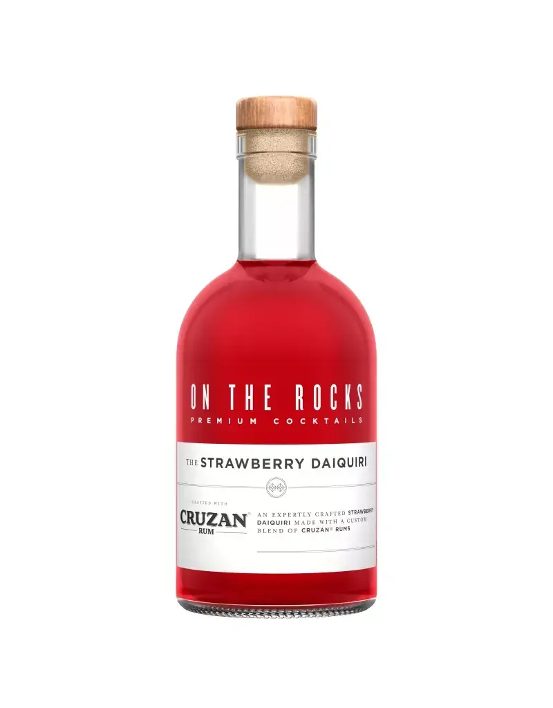 Premade Cocktails On the Rocks Classic Daiquiri Strawberry Cruzan 750ml