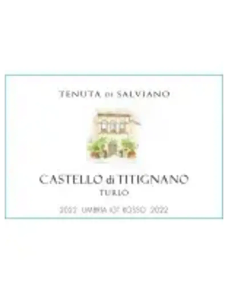 Italian Red Tenuta Di Salviano Castello Di Titignano Turlo Umbria  2022 750ml
