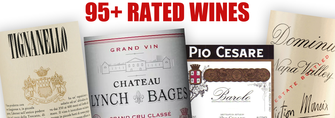 95+ Rated Wines