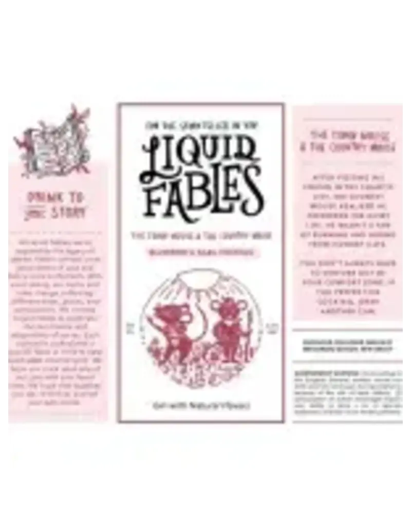 Premade Cocktails Liquid Fables The Town Mouse & The Country Mouse Blueberry & Basil Cocktail