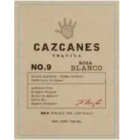 Tequila Cazcanes No. 9 Rosa Banco 100 proof 750ml