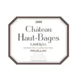 Chateau Haut-Bages Liberal Pauillac 2018 750ml