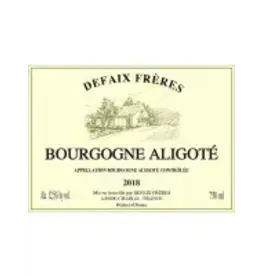 SALE $19.99 Defaix Freres Bourgogne Aligote 2022 750ml REG $29.99