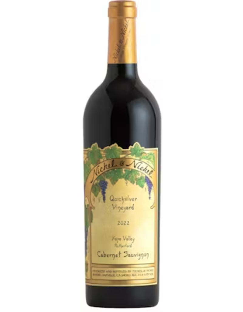 Cabernet Sauvignon Sale $99.99 Nickel & Nickel Quicksilver Vineyard Cab. 2022 750ml REG $129.99