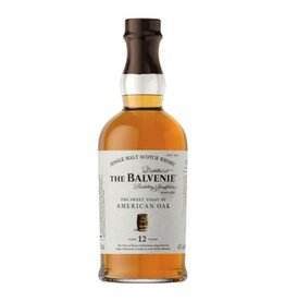 Single Malt Scotch The Balvenie Scotch Single Malt 12 Year The Sweet Toast of American Oak 750ml