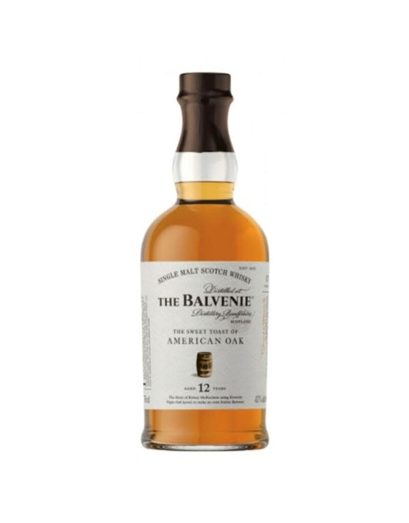 Single Malt Scotch The Balvenie Scotch Single Malt 12 Year The Sweet Toast of American Oak 750ml