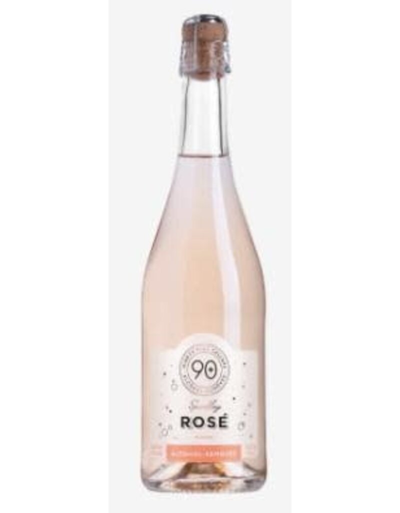 alcohol-removed Ninety Plus Cellars Rose Sparkling Alcohol-Removed 750ml