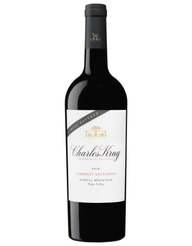 SALE $149.99 Charles Krug Cabernet Sauvignon 2019 Howell Mountain Family Reserve 750ml REG $199.99