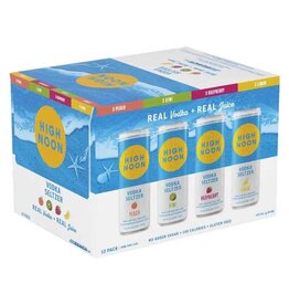 High Noon 12 Pack  Beach Pack Vodka & Soda  Assorted Flavors 355ml cans