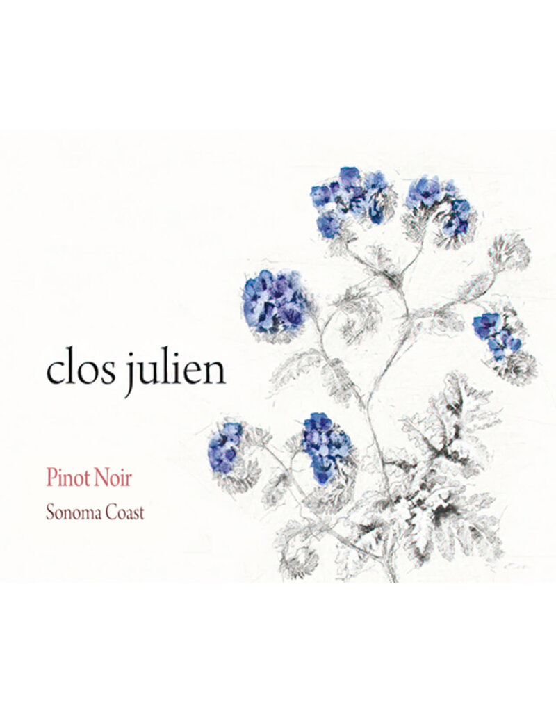 Pinot Noir END OF BIN SALE Clos Julien Pinot Noir Sonoma Coast 2023 750ml REG $24.99