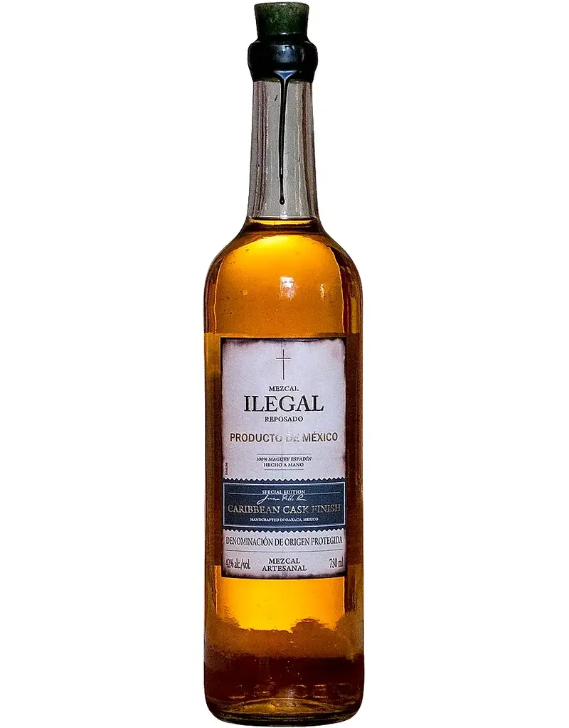 Mezcal Ilegal Mezcal Reposado Caribbean Cask Finish 750ml