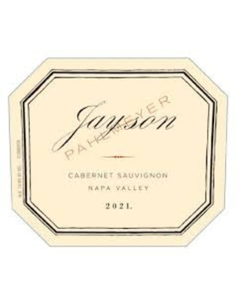SALE $99.99 Jayson By Pahlmeyer Cab Sauv Napa 2021 750ml Reg $129.99