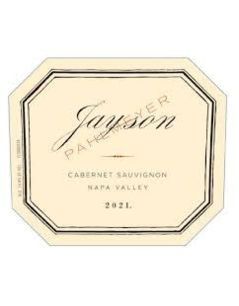 END OF BIN SALE Jayson By Pahlmeyer Cab Sauv Napa 2021 750ml Reg $129.99