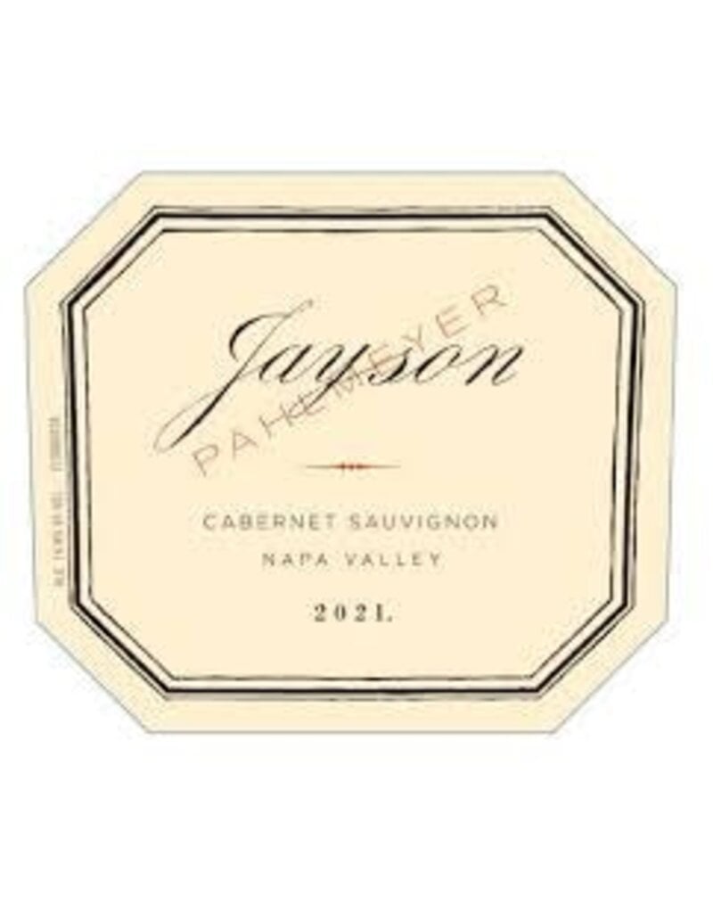 SALE $99.99 Jayson By Pahlmeyer Cab Sauv Napa 2021 750ml Reg $129.99